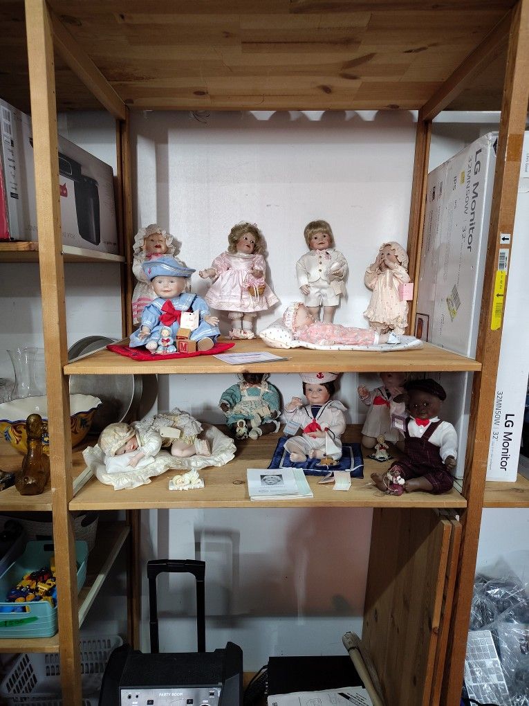 Porcelain Justin Dolls Collection