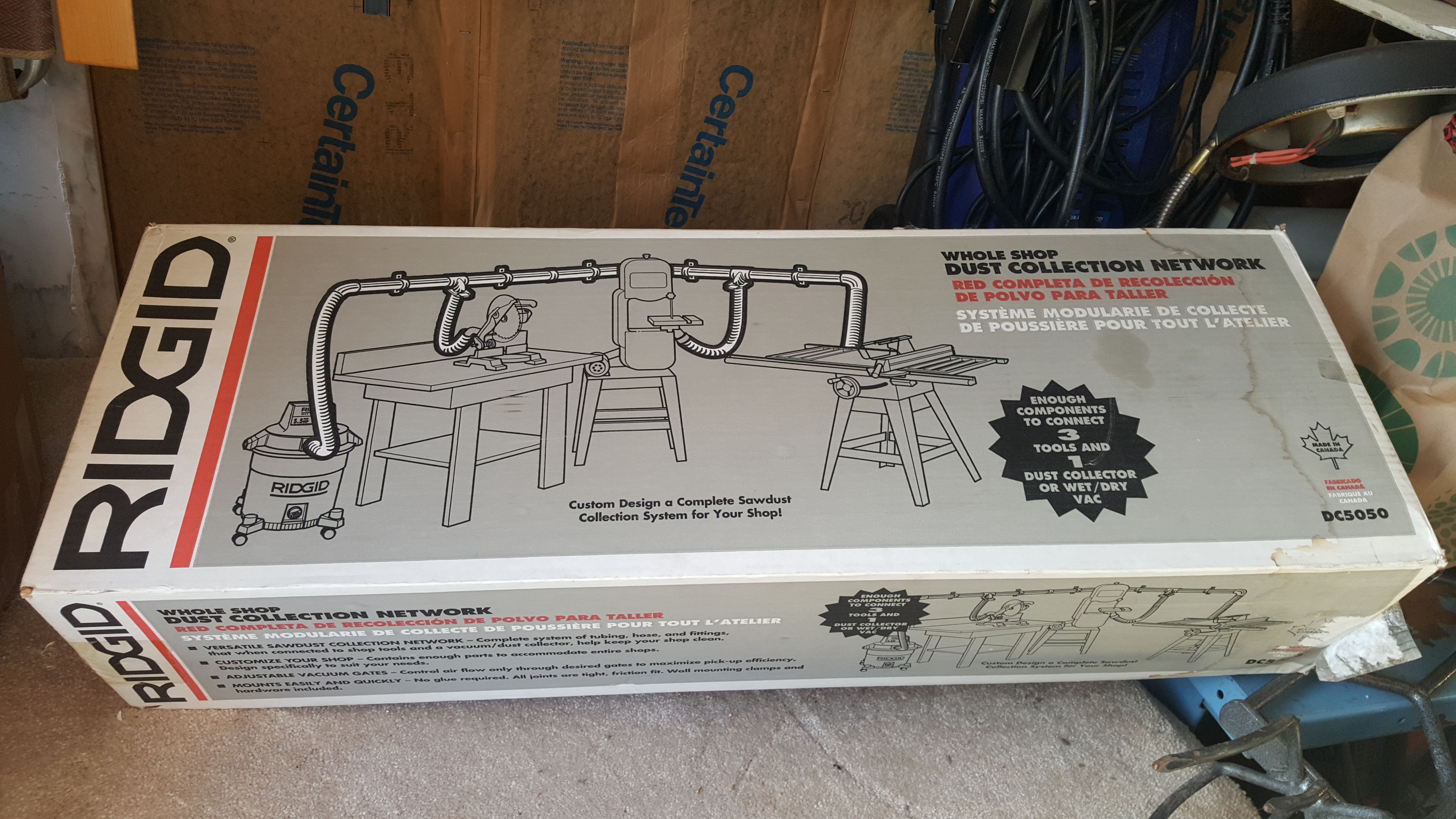 Ridgid DC5050 Whole Shop Dust Collection Network