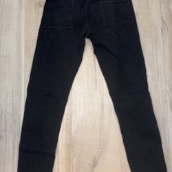 Slim Straight Black Jeans (32x30)