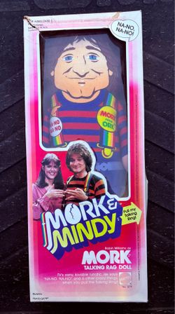1978 Vintage Mork Talking Rag Doll-Original Box -Collectible