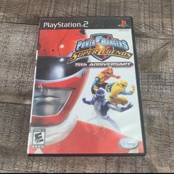 Power Rangers Super Legends Playstation 2 PS2 Game - WORKS