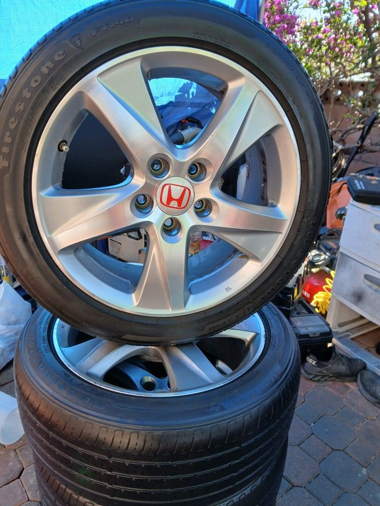 JUEGO DE RRINES PARA CARROS HONDAS ACORP CIVIC CRV YANTAS BUENAS MEDIDA 17