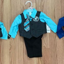 3 New Suits-size Newborn & 0-3 Months 