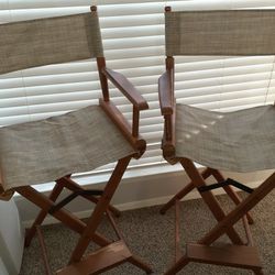 Director's Folding Chairs  Bar Height 