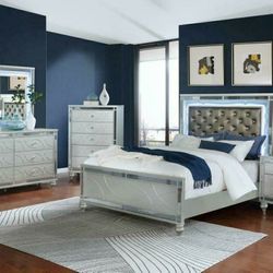 New 4pc Queen Bed Set