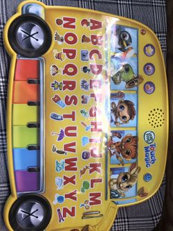 NEW LEAP FROG TOUCH MAGIC SINGING ALPHABETICAL SCHOOL BUS