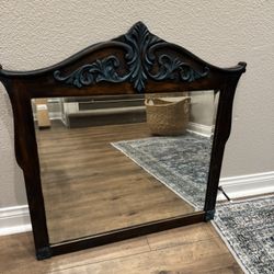 Wood Wall Mirror Rustic