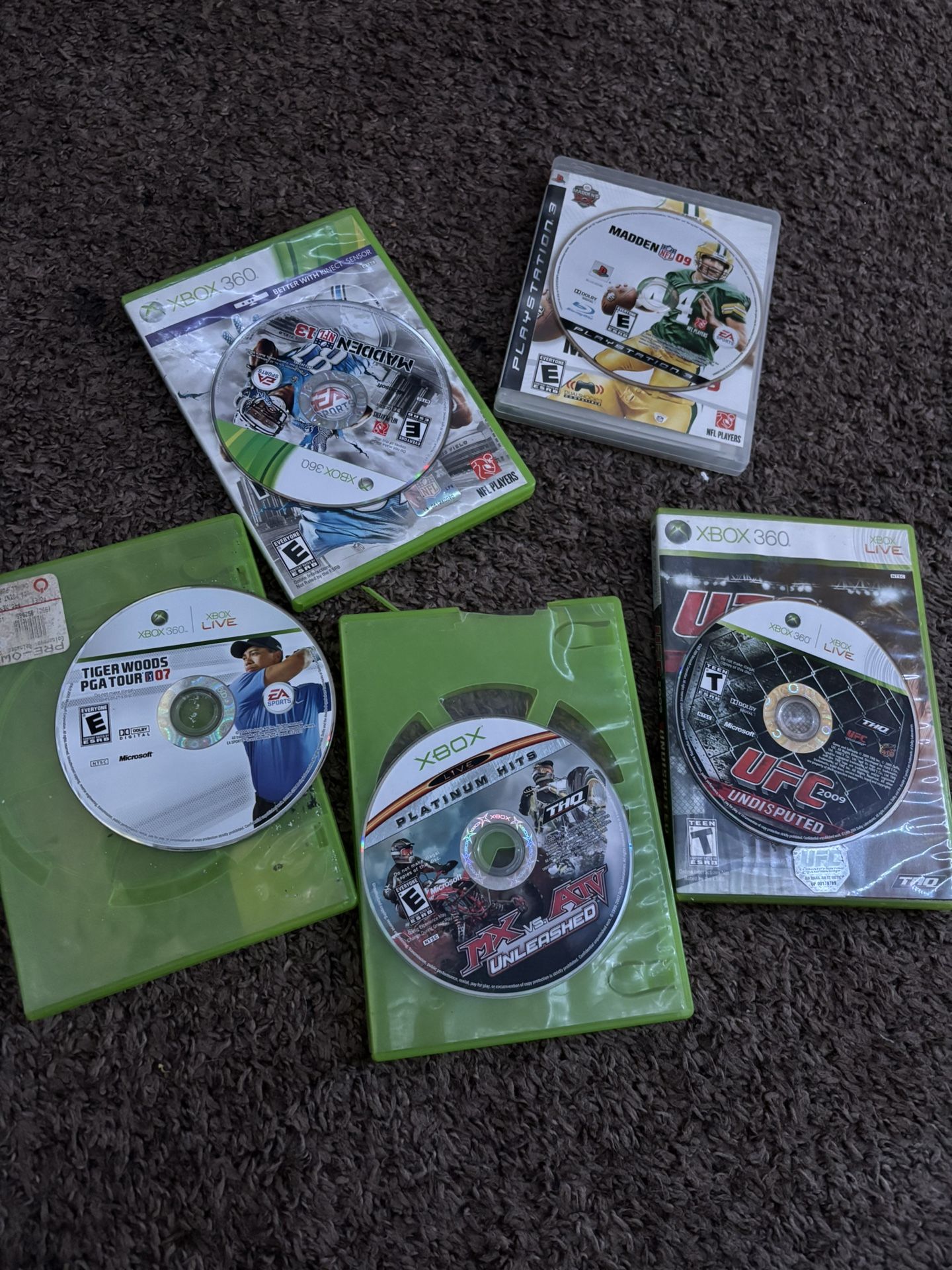 Xbox 360 And PS3 Games