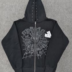 Black Spider Worldwide Spider Zip Up Hoodie