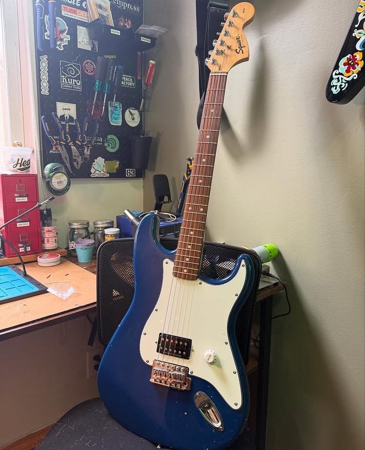 Squier Stratocaster Guitar With Mods