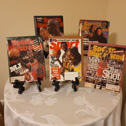 Vintage Sports Ilistrated Magizines 1998 Ect.  Michael Jordan, Kobe, Pippin