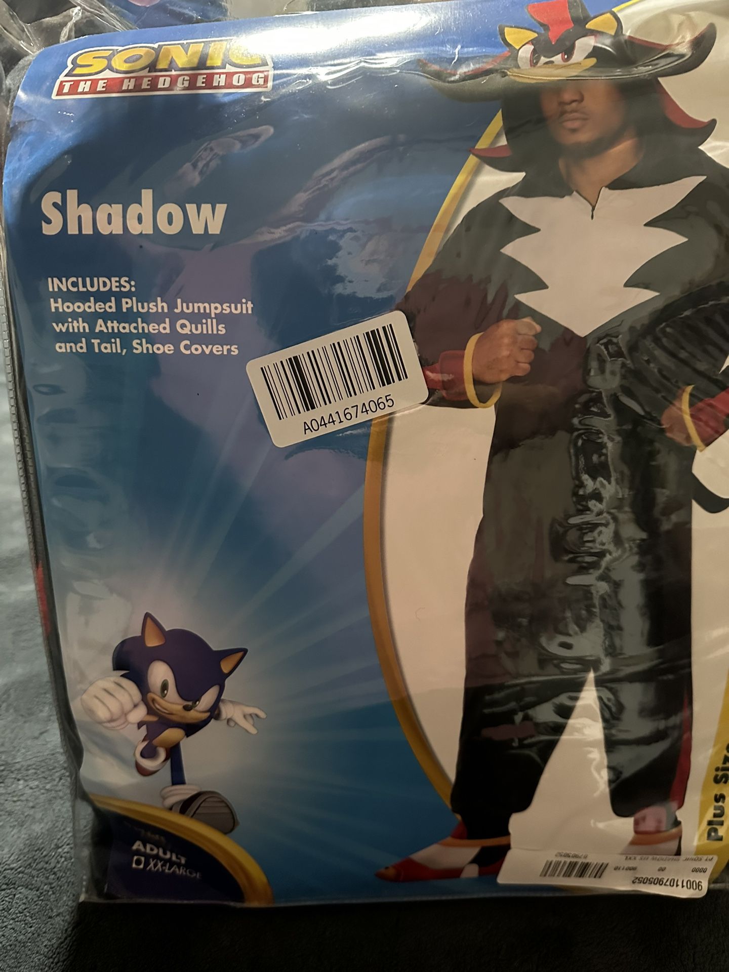 New Adult Sonic Shadow Halloween Costume