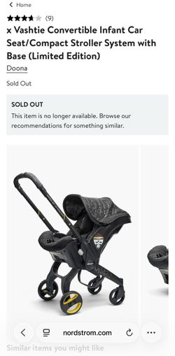 Doona stroller and car base