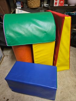 FREE: 5-Piece Kids Soft Play Foam Climbing Blocks