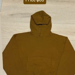 Yeezy Gap YZY Brown Hoodie Size Small 