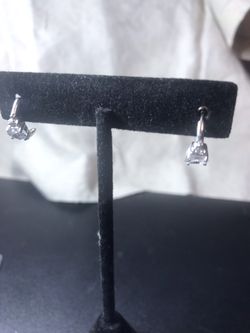 Silver earrings