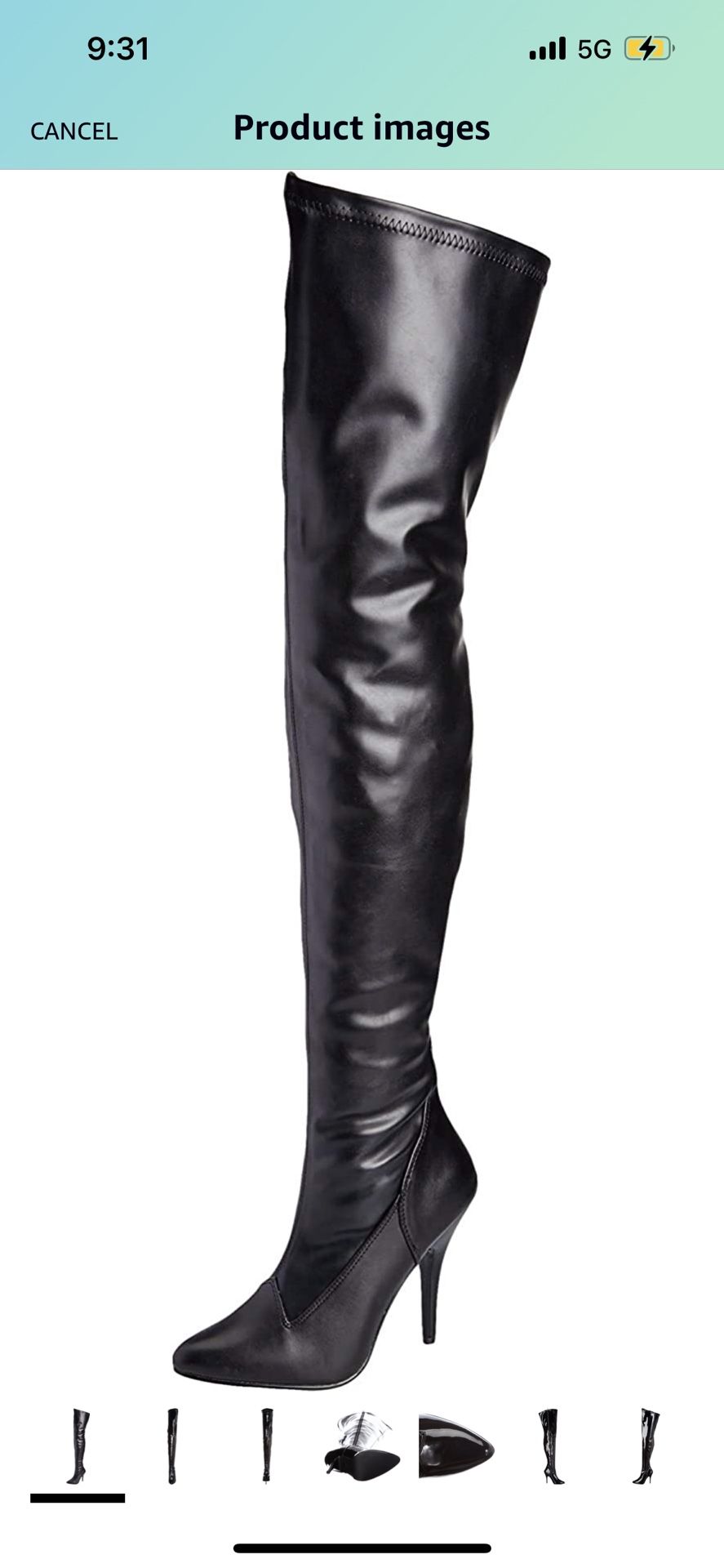 Pleaser Women’s Thigh High Boots