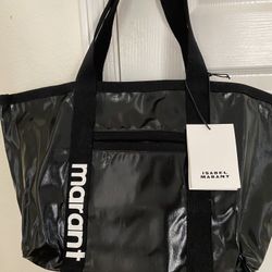 Isabel Marant Black PVC Tote Bag New With Tags