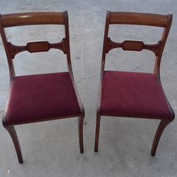 Solid Wood Rustic Chairs 