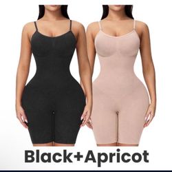 Smoothing Seamless Full Body Shaper (2 Pack) Sz L 