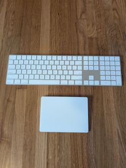Apple keyboard and Trackpad