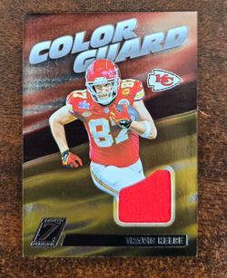 TRAVIS KELCE JERSEY FOOTBALL CARD