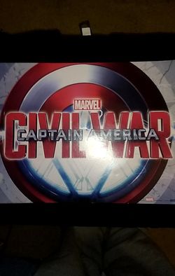 Marvel's civil war Captain America poster