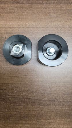 Black Metal Flange Bearing Mounts – Pair