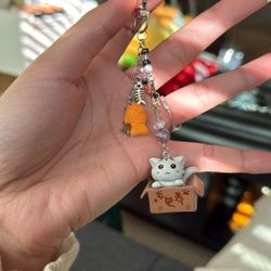 Keychains + phone charm 