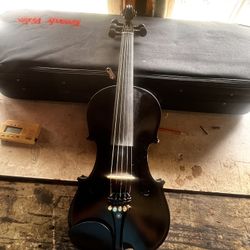 4/4 Violin Acoustic Electric 