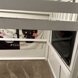 Full Size Loft Bunk Bed 