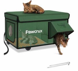 Weatherproof Heated Cat House