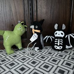 Set Of 3 Target Halloween Plush Animals