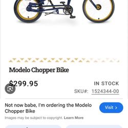 Modelo Chopper Bike 