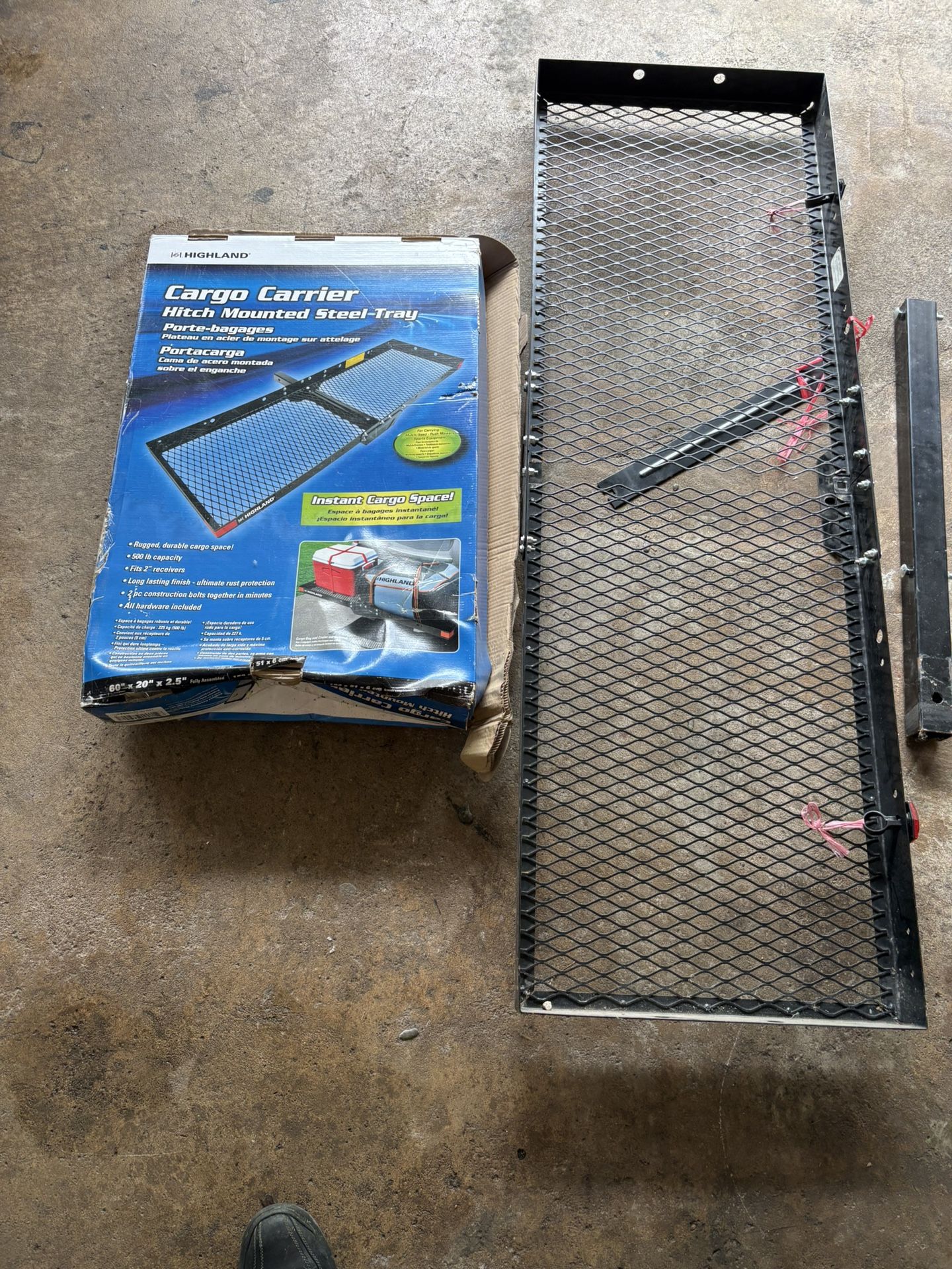 Highland Hitch-Mounted Steel Cargo Carrier