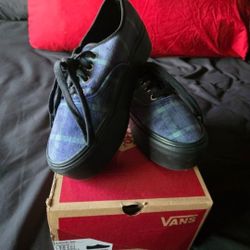 Vans Old Skool Platform Plaid