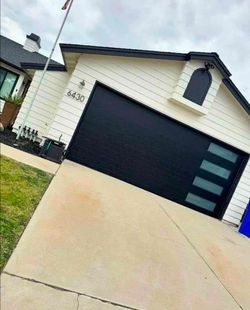 Modern Garage Door with Windows