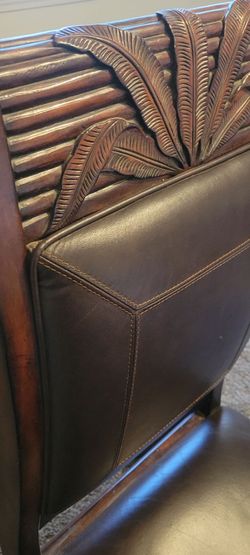 Banana leaf table four chairs and the table need to be resurfaced $100