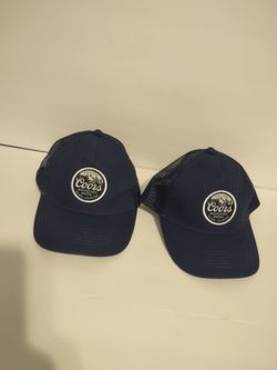 Brand new set of 2 Coors  hats