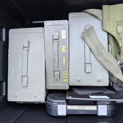 Ammo Cans-Cleaning Kits- Under Desk Mount- Leg Holster - Glock Case