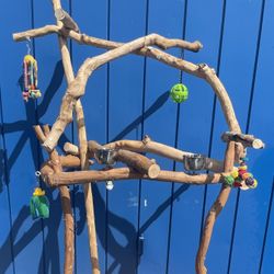 Monster Macaw / Cockatoo Perch Tree - Big Thick And Curvy .., Custom Made And AAA+ Quality !! Wholesale Pricing ( Breeder Direct )!