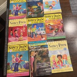Lot of 9 kids chapter books Nancy Drew