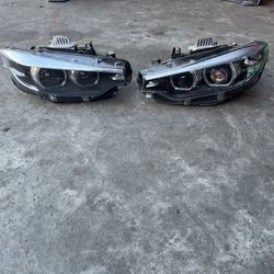 2018 2020 bmw 428i 4series driver left passenger right headlight complete