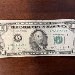 Very Rare $100 Bill From 1981A 1111