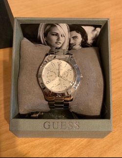 Guess Silver Chronograph Watch