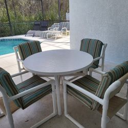 Pool Table And Chairs 