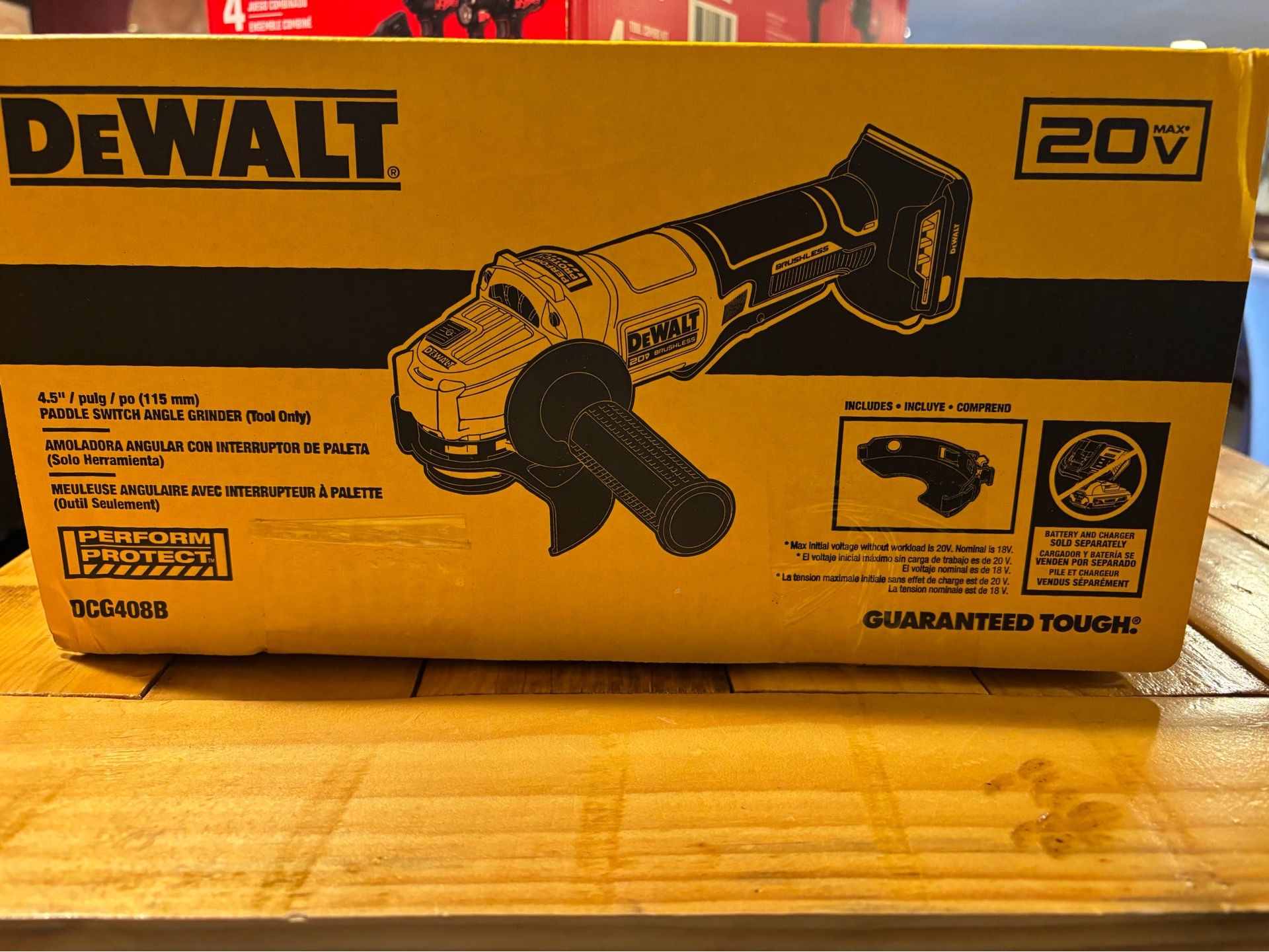 Dewalt 20v Max Brushless grinder