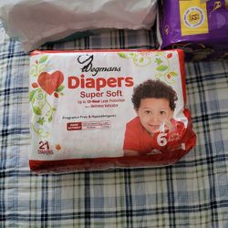 Diapers Size 6 
