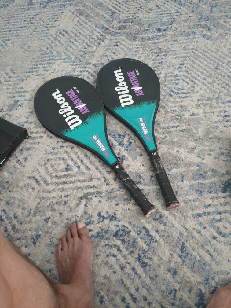 Wilson Tennis Rackets (Pair)