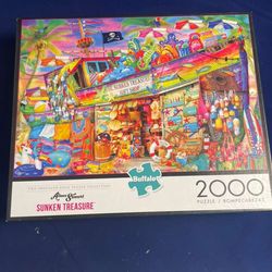 Buffalo Games "Sunken Treasure" Aimee Stewart jigsaw puzzle
